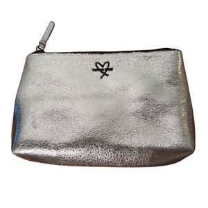 Victoria's Secret Shimmering Silver Cosmetic Bag